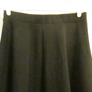 MOA COLLECTION Light Weight Knit Black A-Line Knee Length Skirt size 2XL *NWOT*